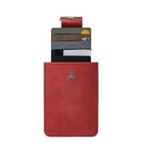 Чехол для карт Luma с 4 отделениями, красный, PU