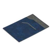 Чехол для автодокументов Luma, темно-синий/серый