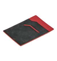 Чехол для автодокументов Luma, черный/красный