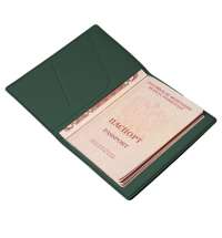 Обложка для паспорта Simply, 13.5 х 19.5 см, зеленая, PU