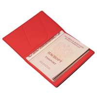 Обложка для паспорта Simply, 13.5 х 19.5 см, красная, PU
