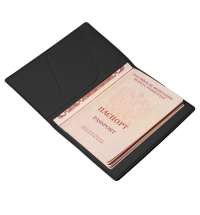 Обложка для паспорта Simply, 13.5 х 19.5 см, черная, PU