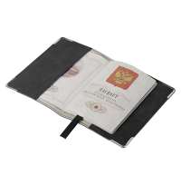 Обложка для паспорта Luma, черная