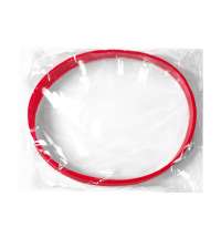 Браслет силиконовый FEST; 20 x 1,2 x 0,2 см; красный; силикон