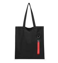 Сумка для покупок LUMISSA 325 г/м&sup2; с ремувкой, чёрный/красный