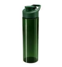 Пластиковая бутылка Ronny To Go с биркой, тёмно-зелёная