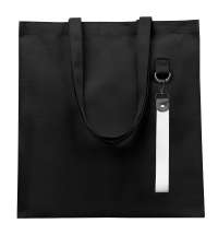 Сумка для покупок LUMISSA 325 г/м&sup2; с ремувкой, чёрный/белый