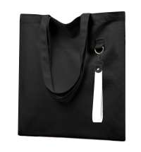Сумка для покупок LUMISSA 325 г/м&sup2; с ремувкой, чёрный/белый