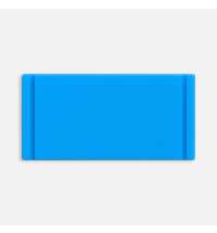 Лейбл из ПВХ Dzeta, XS, голубой