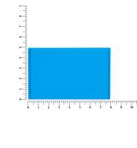 Лейбл из ПВХ Dzeta, XL, голубой