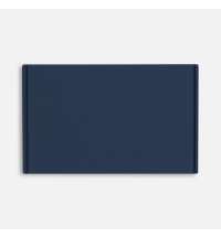 Лейбл из ПВХ Dzeta, XL, темно-синий