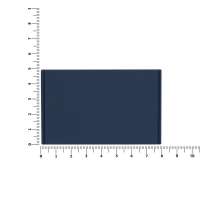 Лейбл из ПВХ Dzeta, XL, темно-синий