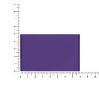 Лейбл из ПВХ Dzeta, XL, фиолетовый