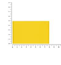 Лейбл из ПВХ Dzeta, XL, желтый