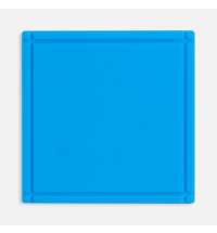 Лейбл из ПВХ Dzeta, L, голубой