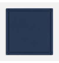 Лейбл из ПВХ Dzeta, L, темно-синий