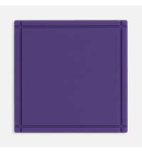 Лейбл из ПВХ Dzeta, L, фиолетовый