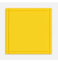 Лейбл из ПВХ Dzeta, L, желтый