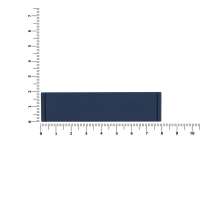 Лейбл из ПВХ Dzeta, S, темно-синий