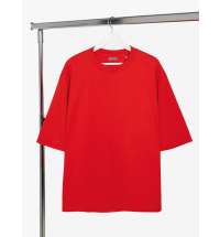 Футболка оверсайз унисекс Kosmos 2.0, красная (алая)