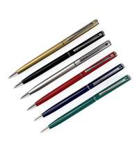 Ручка металлическая Альдора, красный