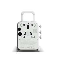 Универсальный адаптер Xoopar Luggie со встроенными вилками типов EU, UK, US и AUS