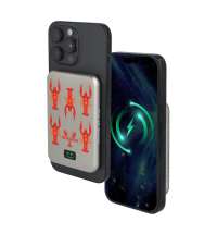 Внешний беспроводной аккумулятор Xoopar Smile с MagSafe и зеркалом, 5000 мА&middot;ч