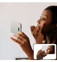 Внешний беспроводной аккумулятор Xoopar Smile с MagSafe и зеркалом, 5000 мА&middot;ч