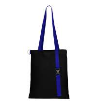 Сумка для покупок Black GLOW 325 г/м&sup2; с ремувкой, синяя/синяя
