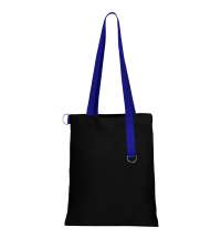 Сумка для покупок Black GLOW 325 г/м&sup2; с ремувкой, синяя/синяя
