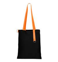 Сумка для покупок Black GLOW 325 г/м&sup2; с ремувкой, оранжевая/оранжевая