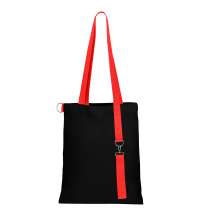 Сумка для покупок Black GLOW 325 г/м&sup2; с ремувкой, красная/красная