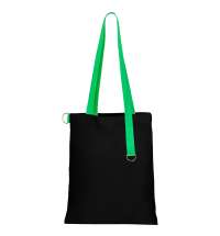 Сумка для покупок Black GLOW 325 г/м&sup2; с ремувкой, зелёная/зелёная