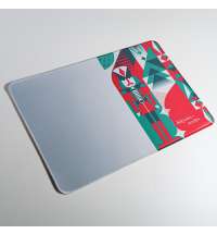 Коврик для мыши GLIDE M, 35*25*0,3см, прошитый край, белый