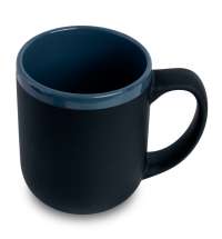 Кружка Barrel, софт-тач, чёрно-серая