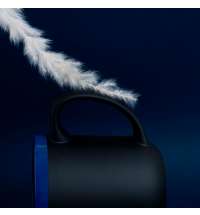 Кружка Barrel, софт-тач, чёрно-синяя