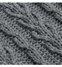 Плед Eloisa, серый меланж