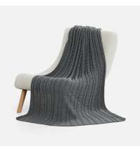 Плед Eloisa, серый меланж