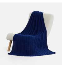 Плед Eloisa, темно-синий (кобальт)