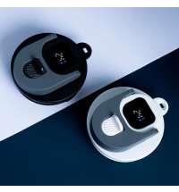 Термокружка Aura с дисплеем, чёрная