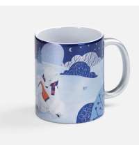 Кружка &laquo;Праздничный полюс&raquo;, серебристая