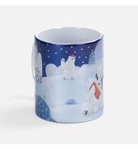 Кружка &laquo;Праздничный полюс&raquo;, серебристая