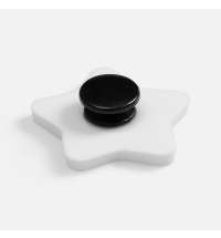 Джибитс из ПВХ &laquo;Звезда&raquo;, белый