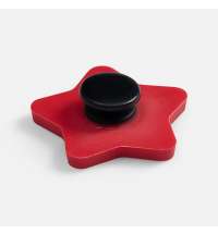 Джибитс из ПВХ &laquo;Звезда&raquo;, красный