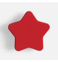 Джибитс из ПВХ &laquo;Звезда&raquo;, красный