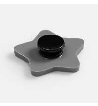 Джибитс из ПВХ &laquo;Звезда&raquo;, серый