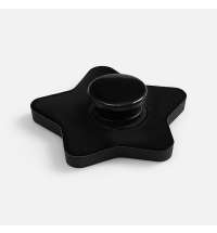 Джибитс из ПВХ &laquo;Звезда&raquo;, черный