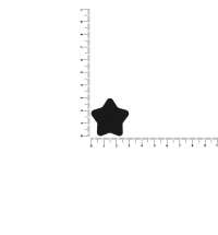 Джибитс из ПВХ &laquo;Звезда&raquo;, черный