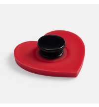 Джибитс из ПВХ &laquo;Сердце&raquo;, красный