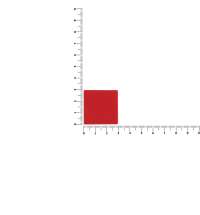 Джибитс из ПВХ &laquo;Квадрат&raquo;, красный